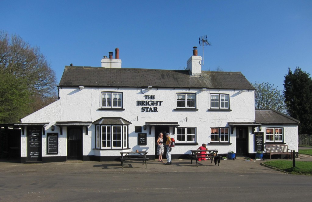 Tosh arrives at the Bright Star pub, Peter’s Green