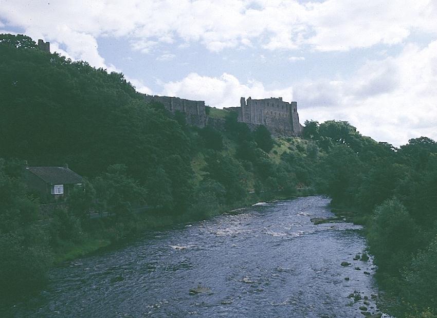 Richmond Castle from Castle Bridge