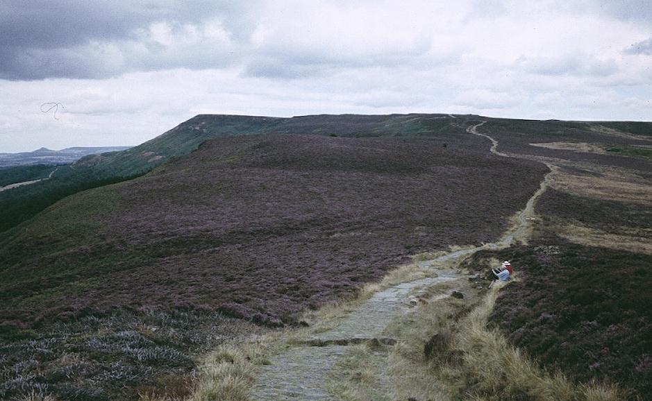Our lunch spot on Holey Moor