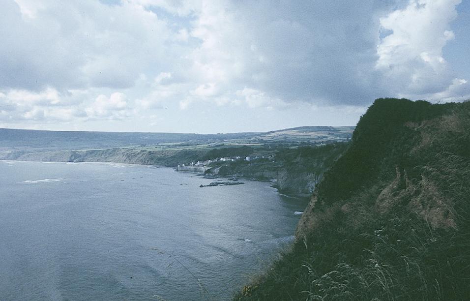 Our first view of Robin Hood’s Bay