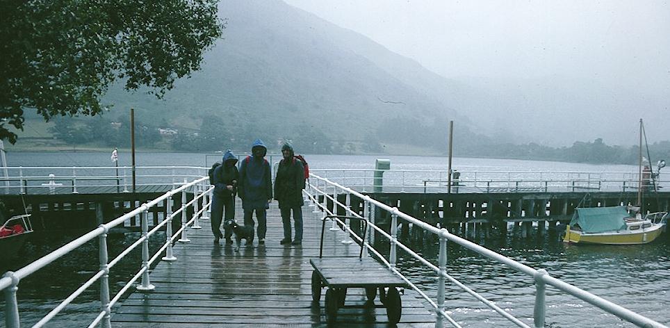 On the pier at Glenridding