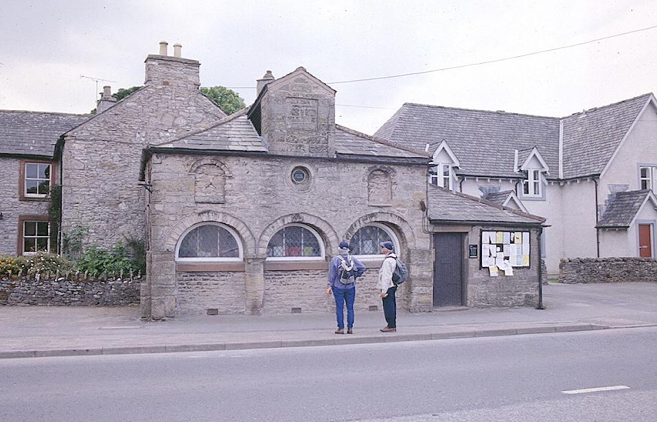 The Lees in front of the Market House, Shap