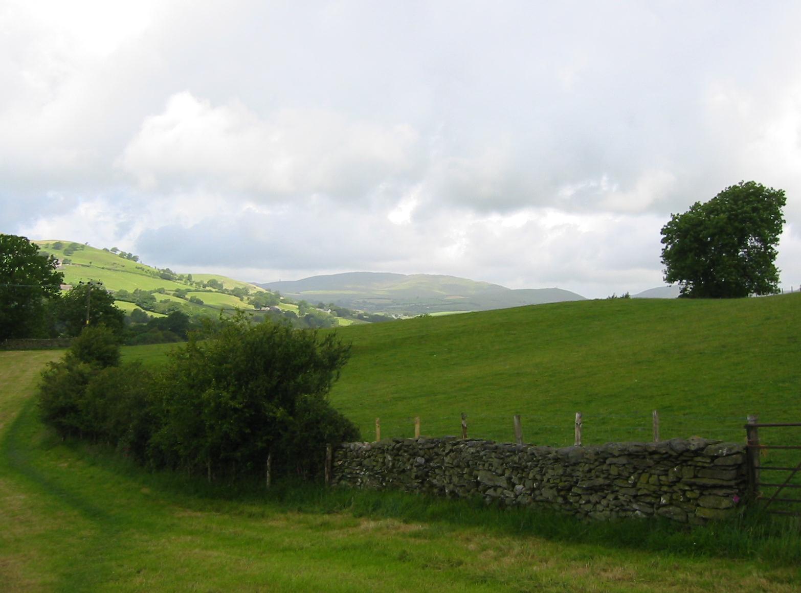 A distant view of the Howgills