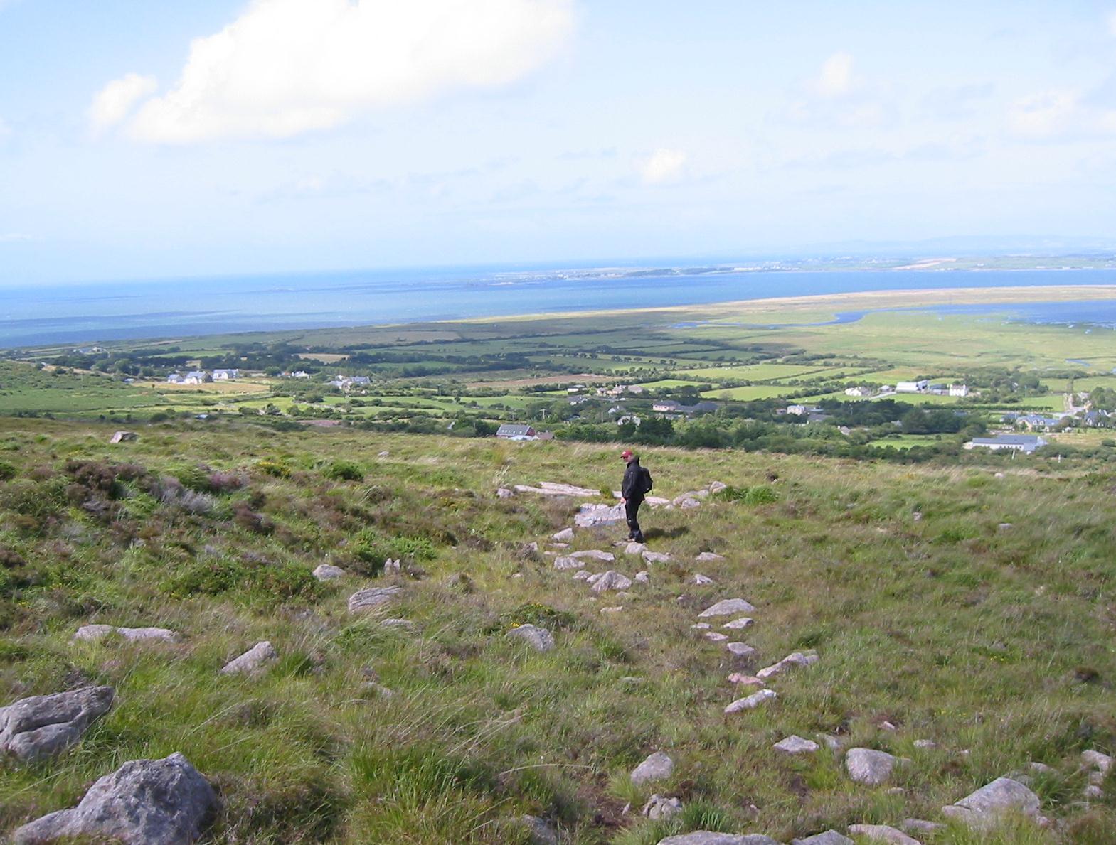 Gavan on the descent to Killerton