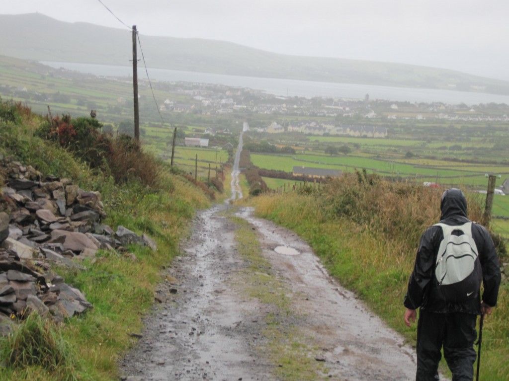 I begin my descent to Dingle.