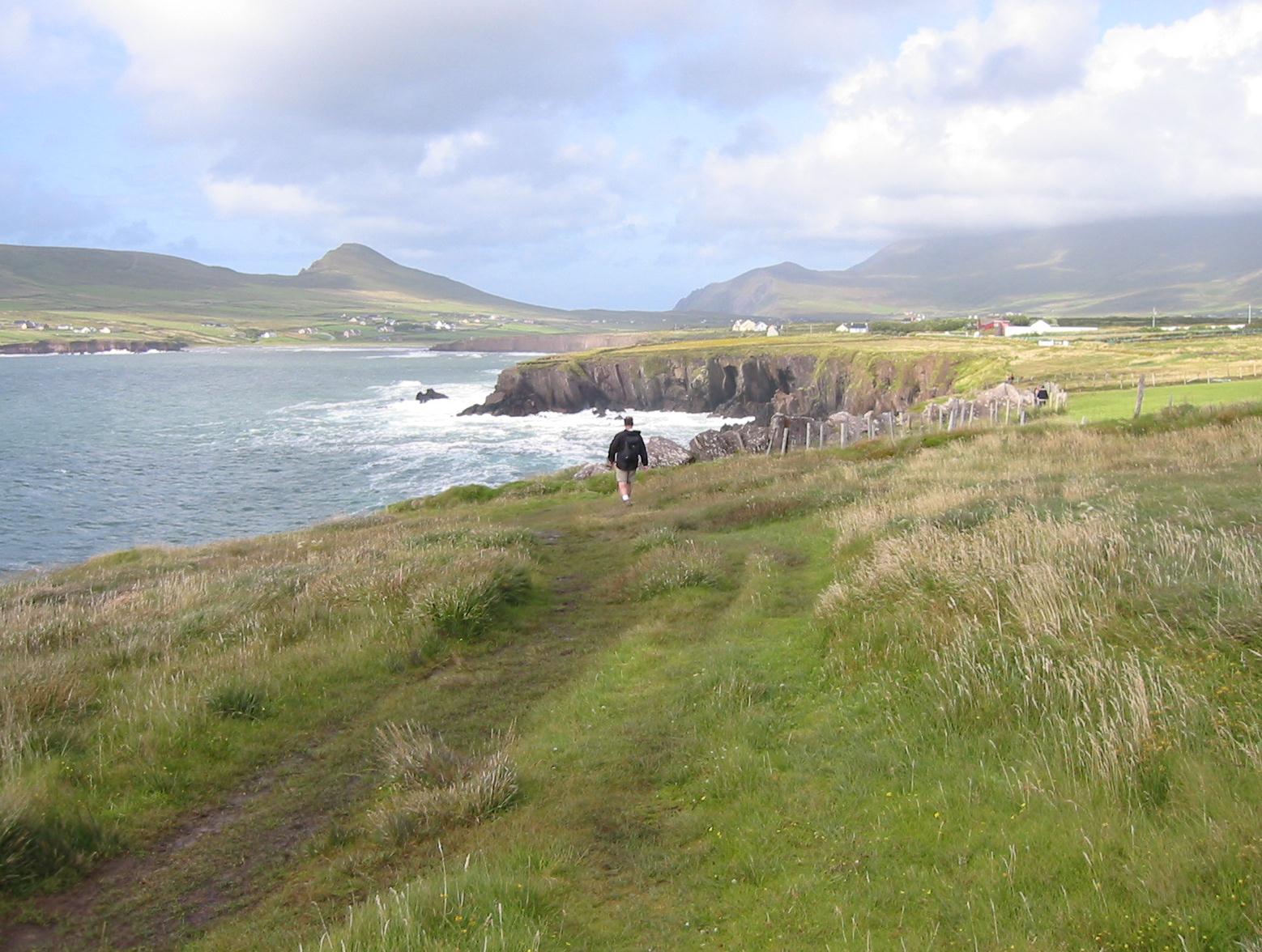 Gavan on the last mile to An Glaise Bheag