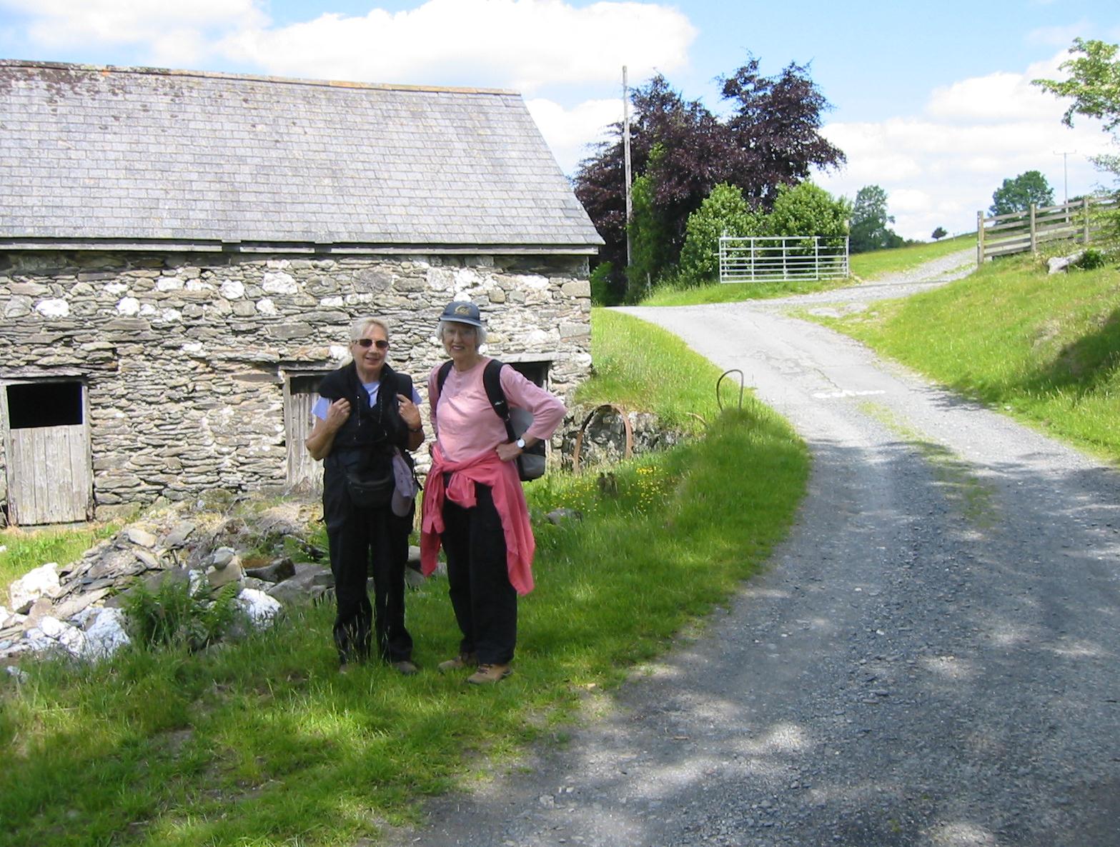 Marge and Tosh near Rhyd-yr-aderyn