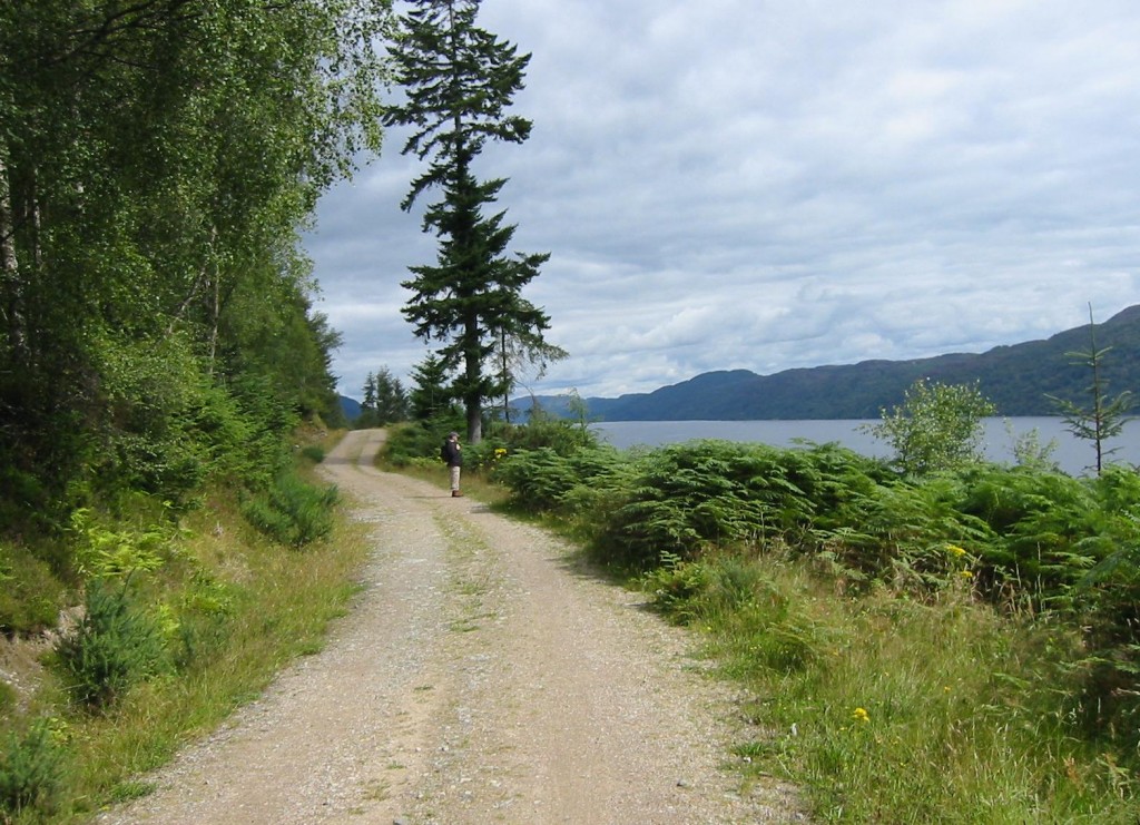 Gavan on the trackway between Fort Augustus and Invermoriston
