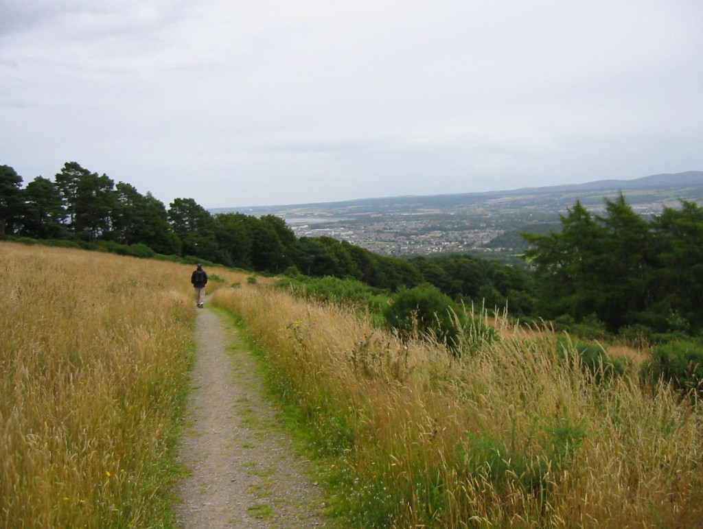 Gavan begins the long descent to Inverness.