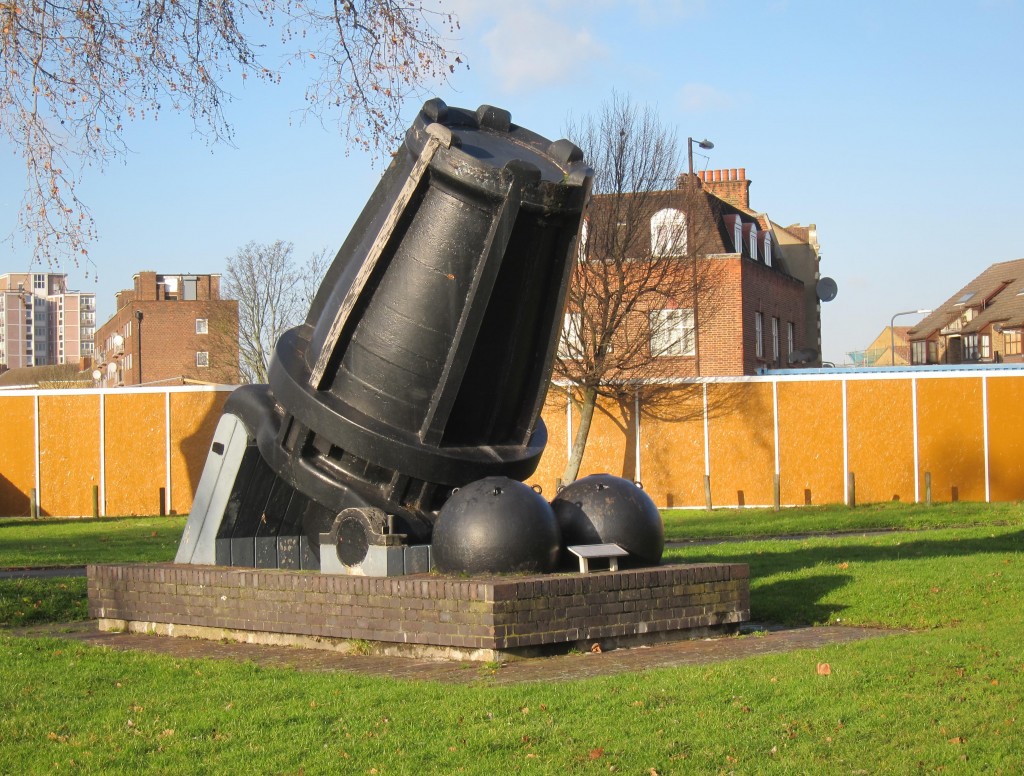 Antique artillery on Repository Road