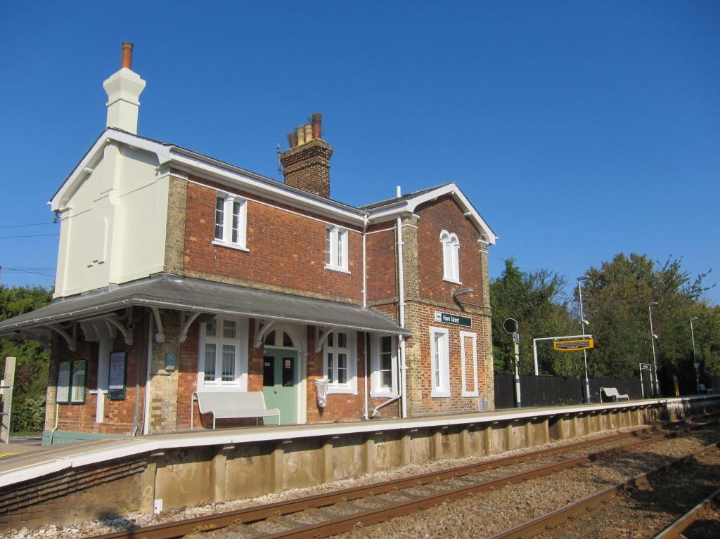 The station at Ham Street – and the end of the Greensand Way