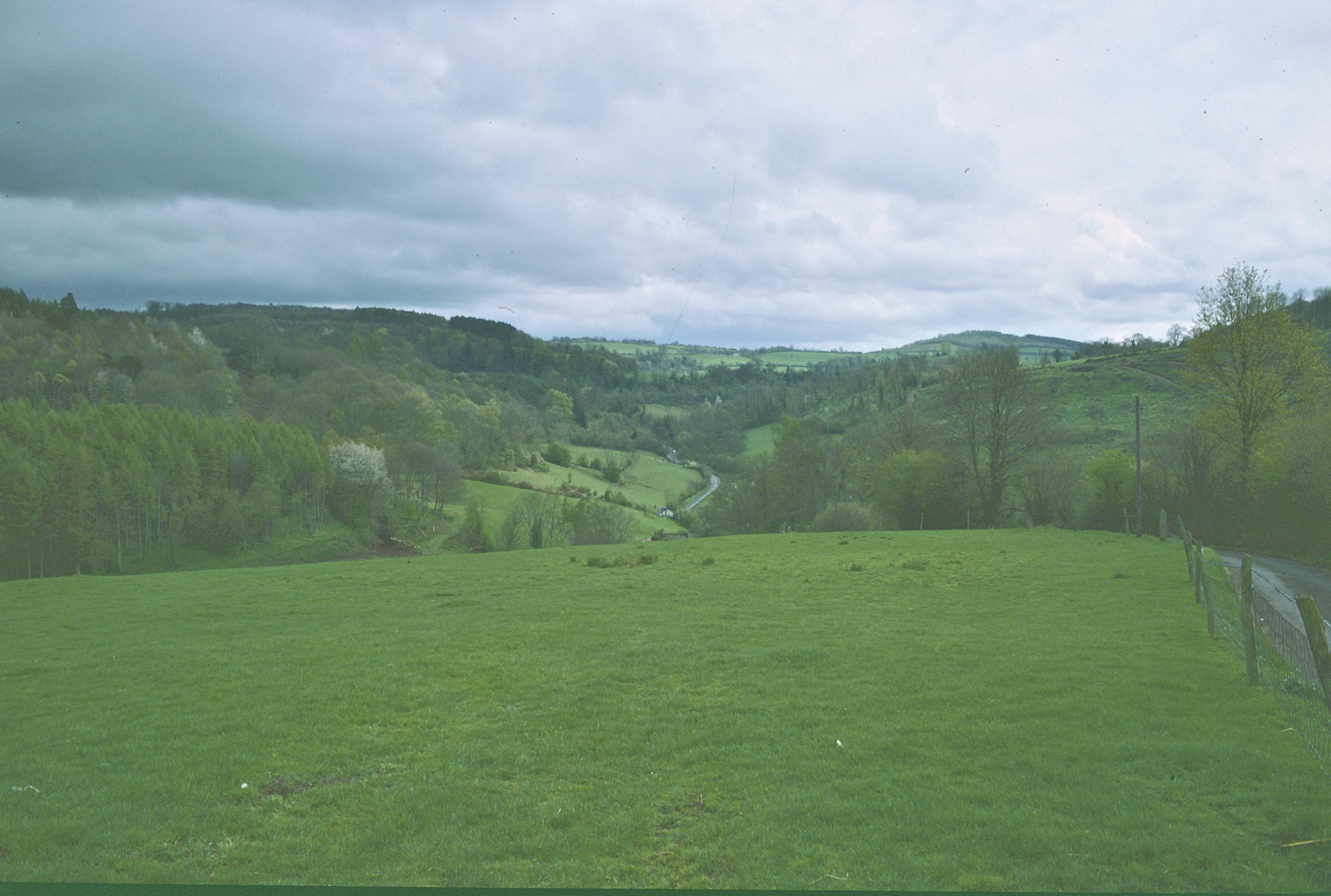 At Duffield’s Farm, looking south