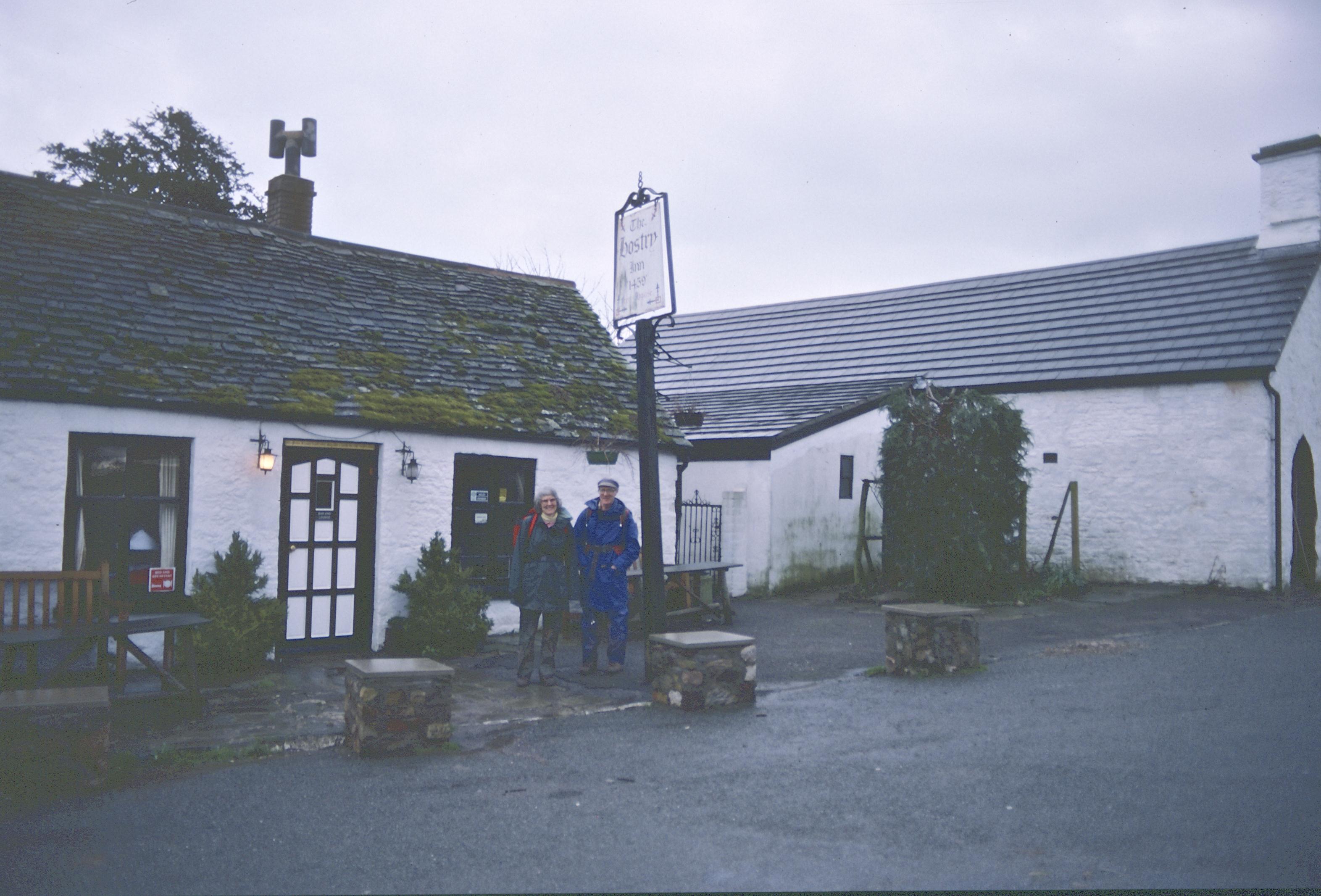 Tosh and Harold at The Hostry in Llantilio-Crossenny