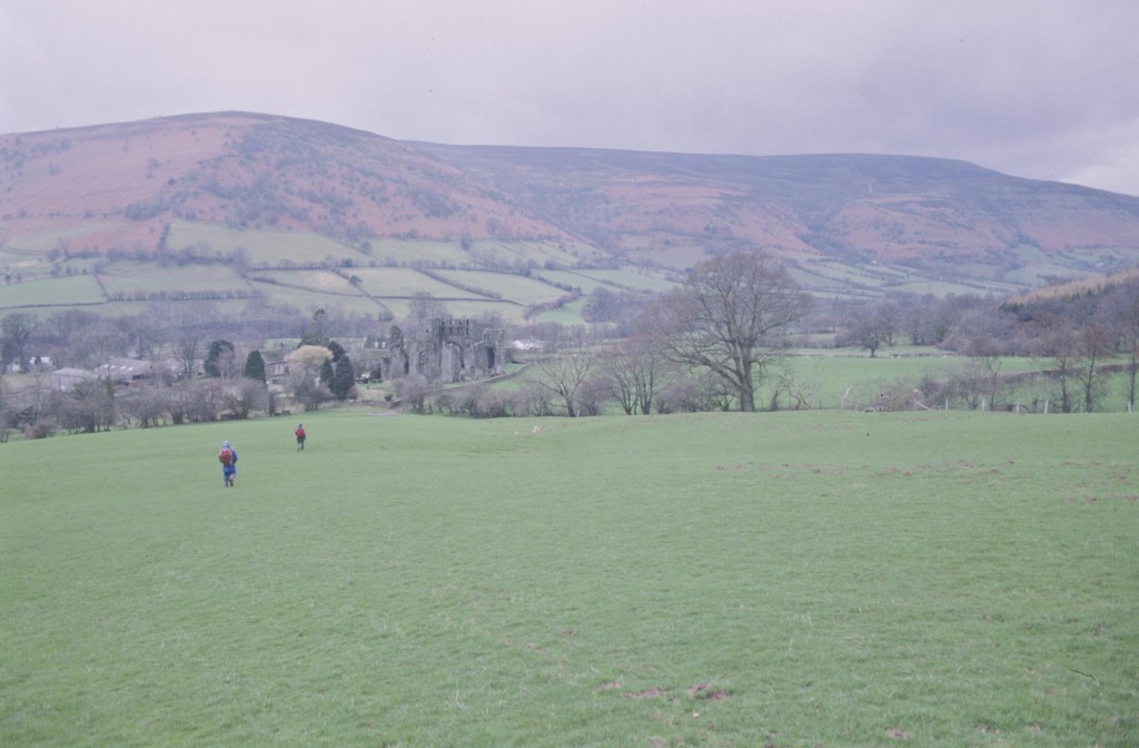 In the Vale of Ewyas – a descent to Llanthony Abbey