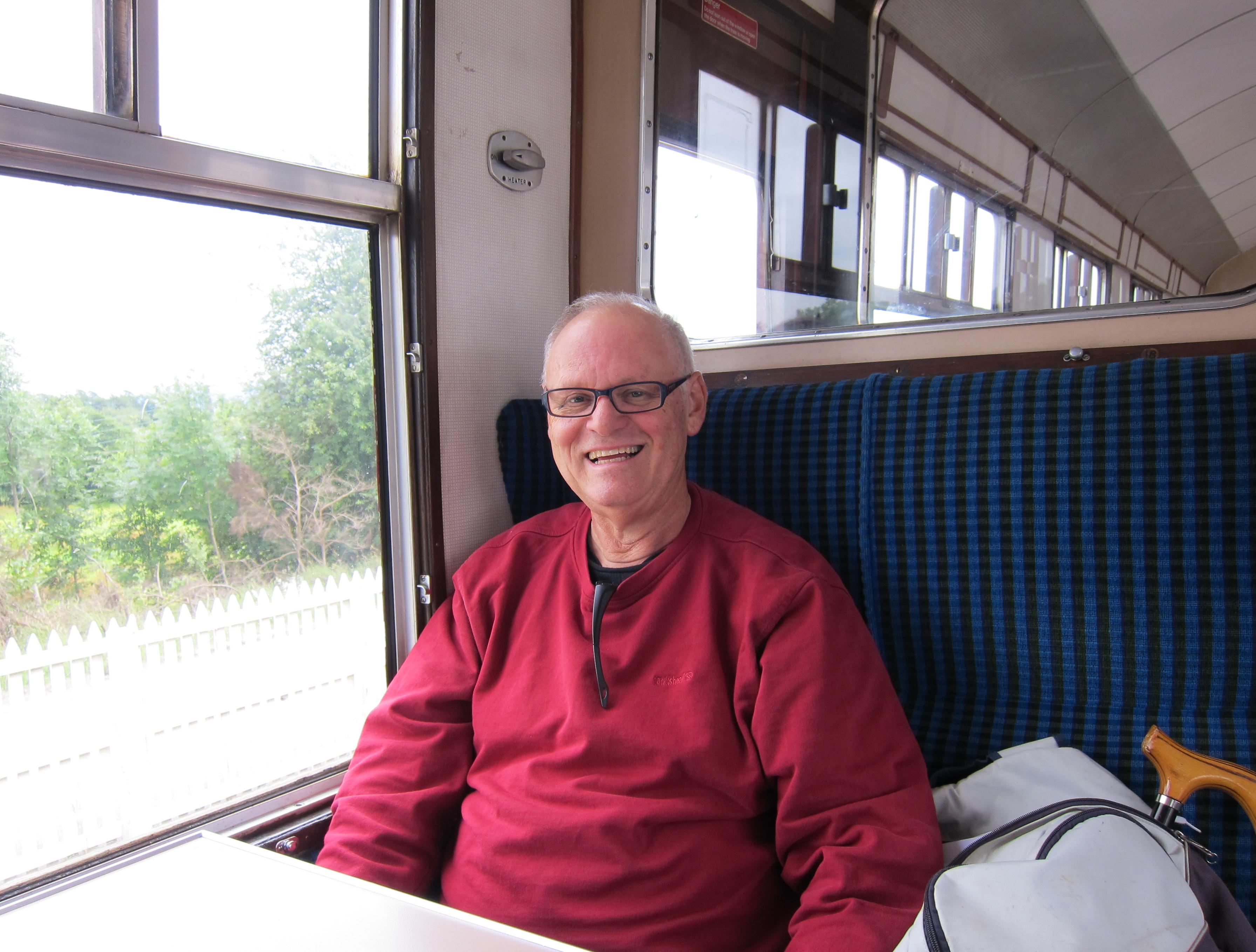 Aboard the Strathspey Steam Railway