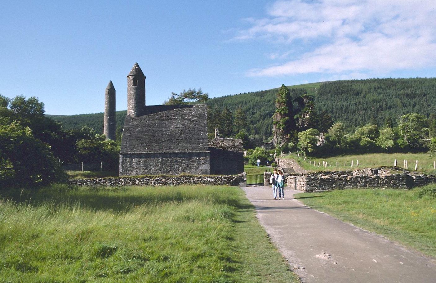 A visit to the monastic ruins in Glendalough