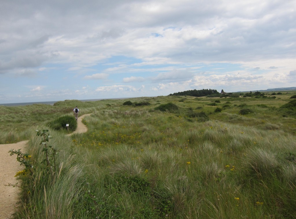 Launched at last, we head for Gore Point.