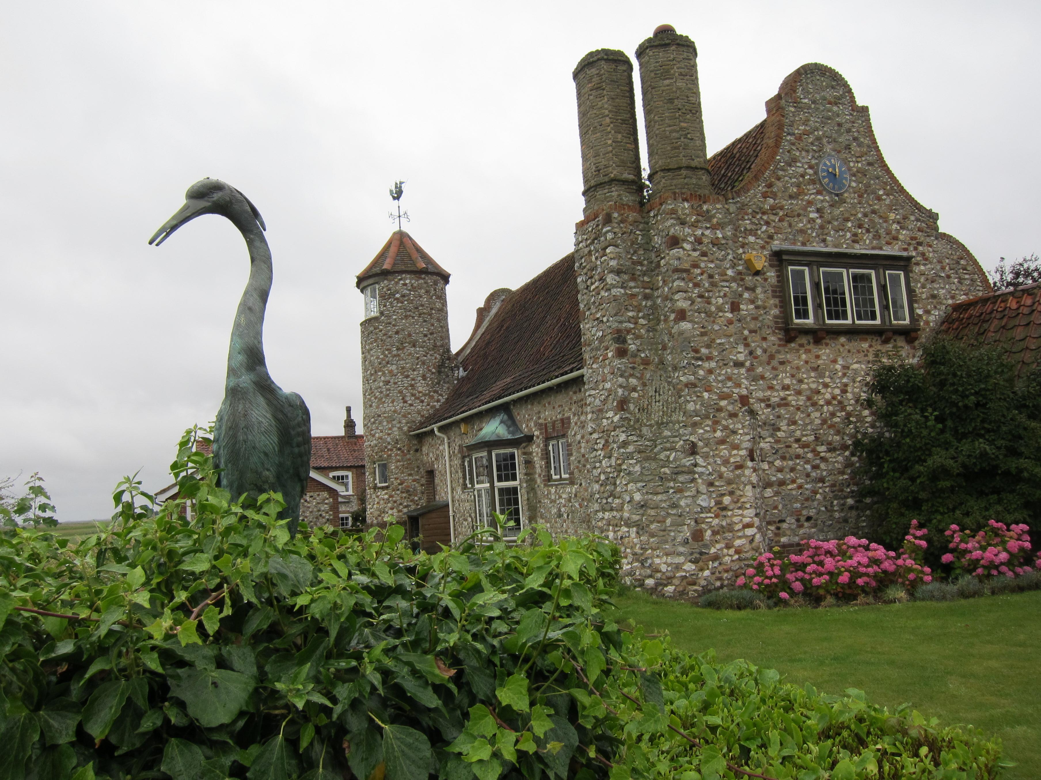 No, it’s not real – but it does make a nice diversion  as we leave Brancaster on a rainy morning. 