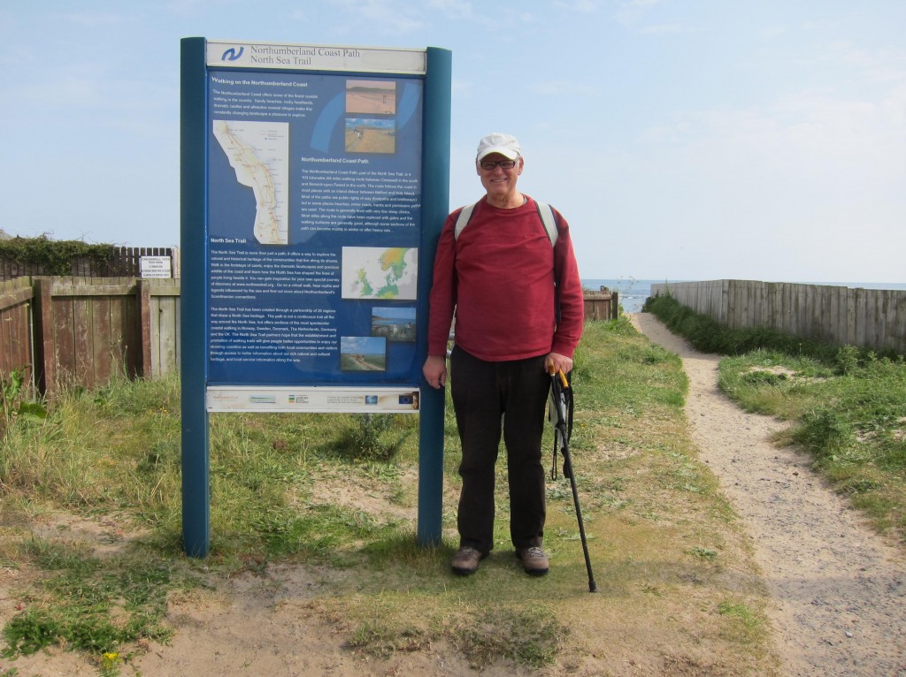 I pose for the obligatory “before” picture at the route’s start in Cresswell.