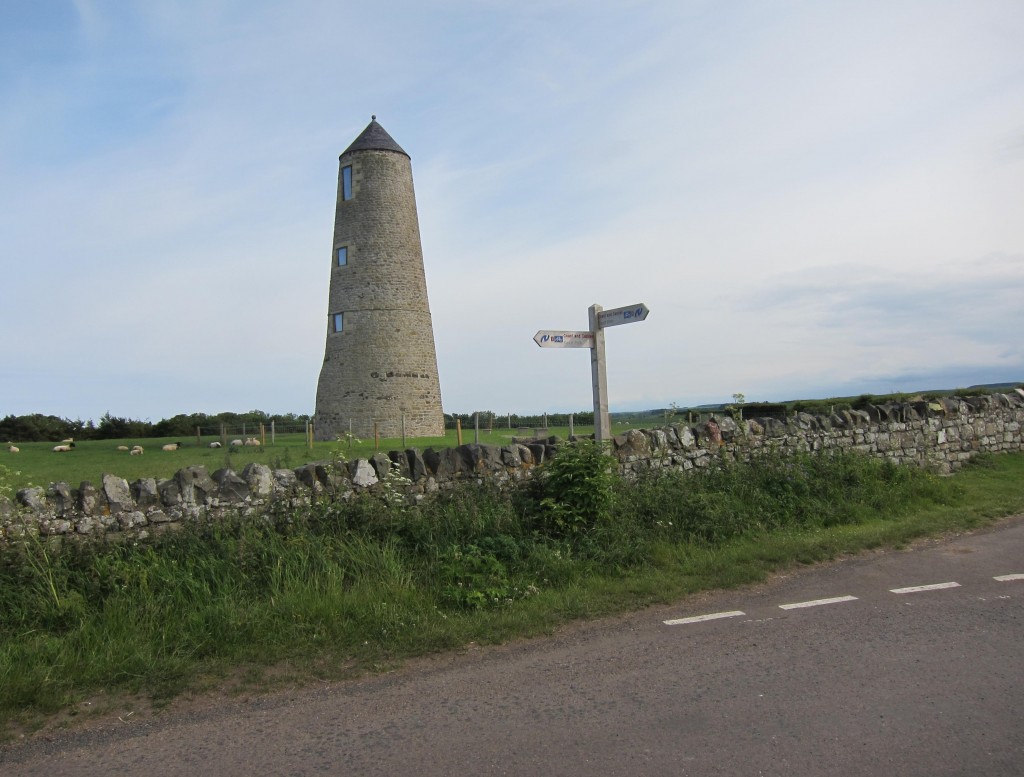 Converted windmill near Spindlestone