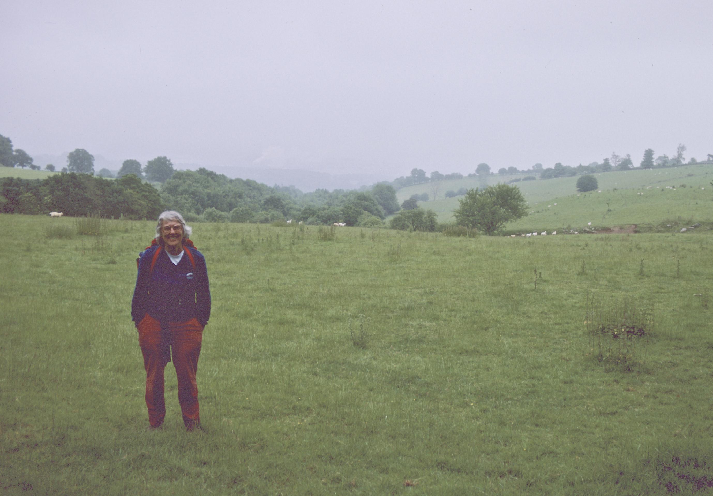 Tosh at her mile 700, near the Clwyd-Shropshire border