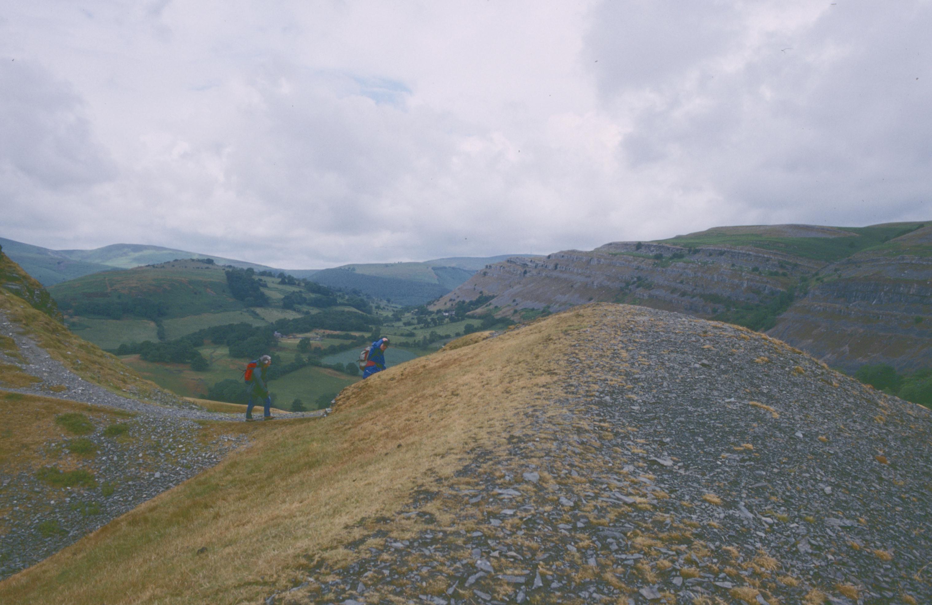 The Lees on Castell Dinas Bran