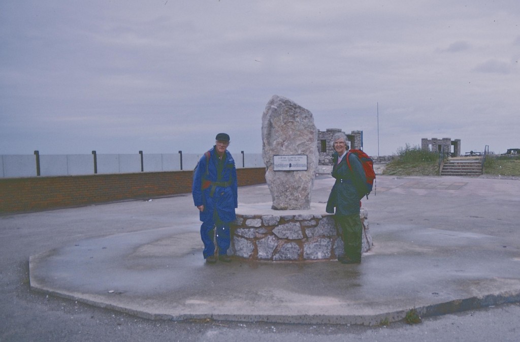 The Lees at the end of our walk in Prestatyn