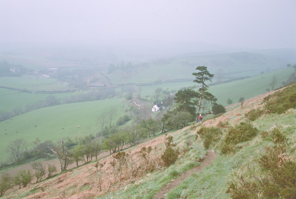 The descent to Brynorgan