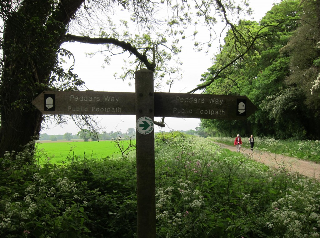 Tosh and Marge rejoin the route west of Thompson.