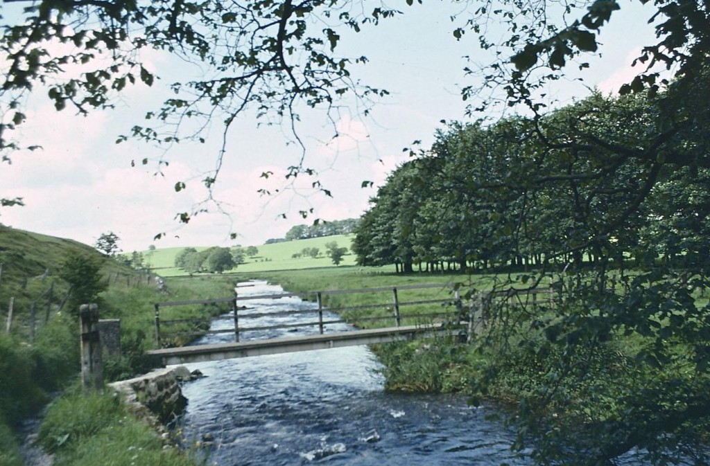 Footbridge over the River Aire