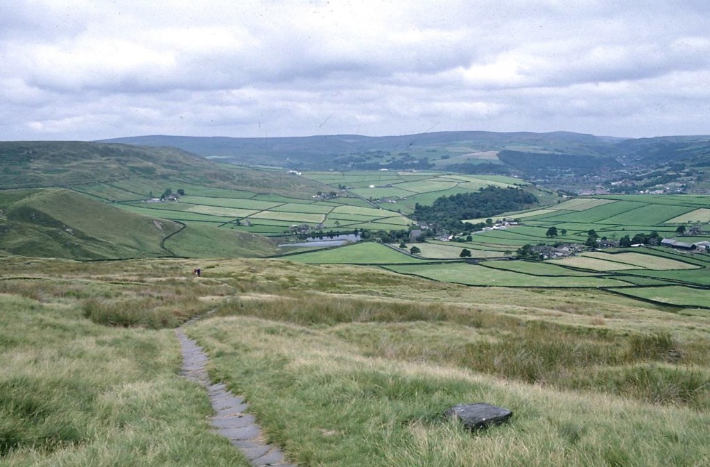 The flagged path to Mankinholes