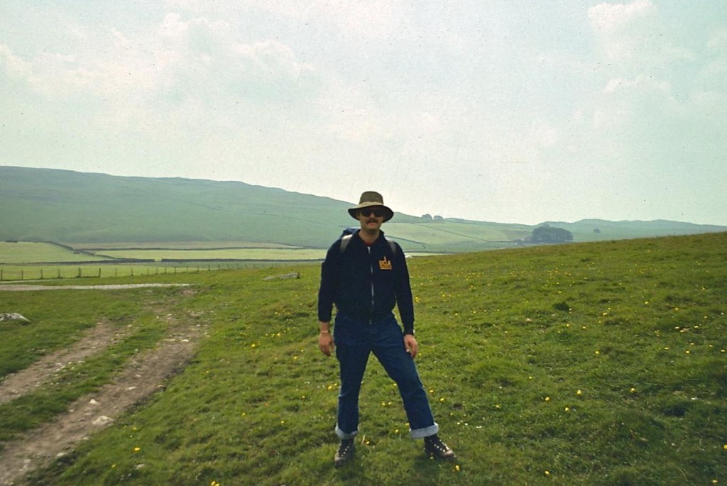 I pose for a picture at Tennant Gill Farm.