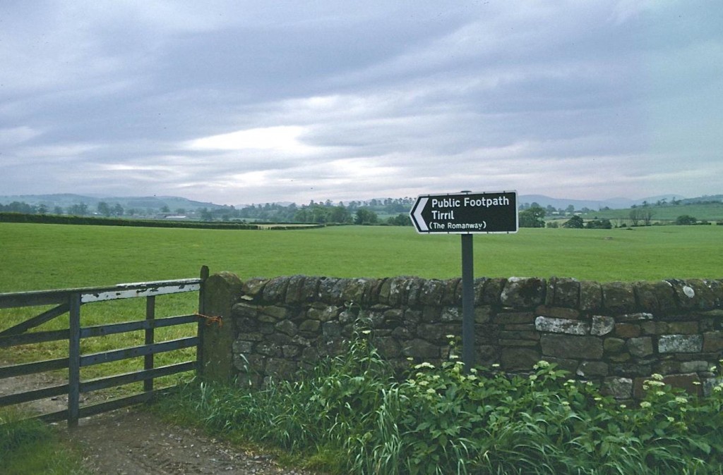 Near Yanwath: the only time I ever saw a Romanway sign on this entire expedition.