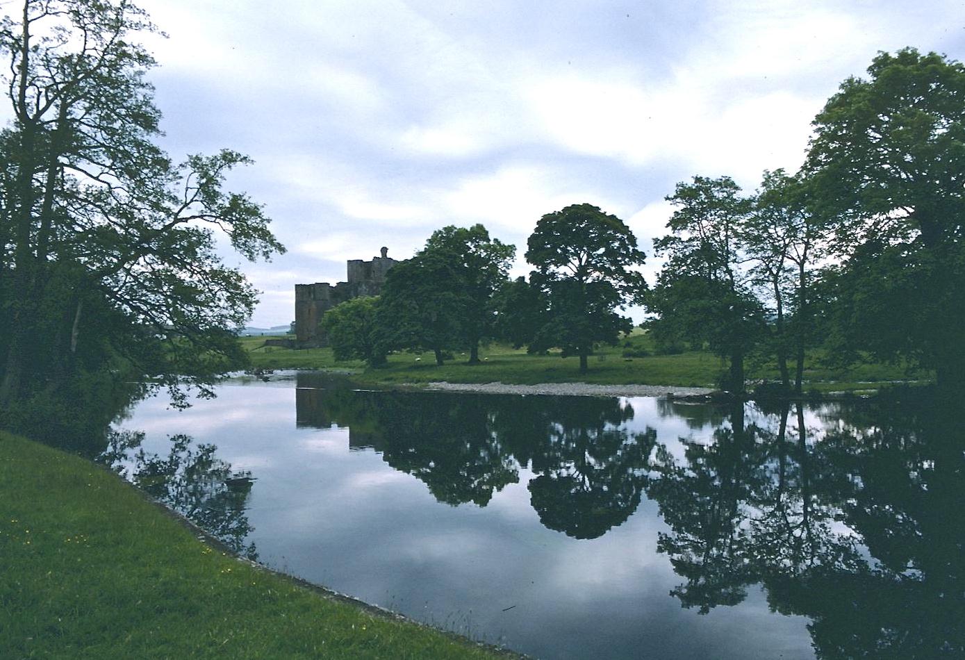 Brougham Castle and the River Eamont