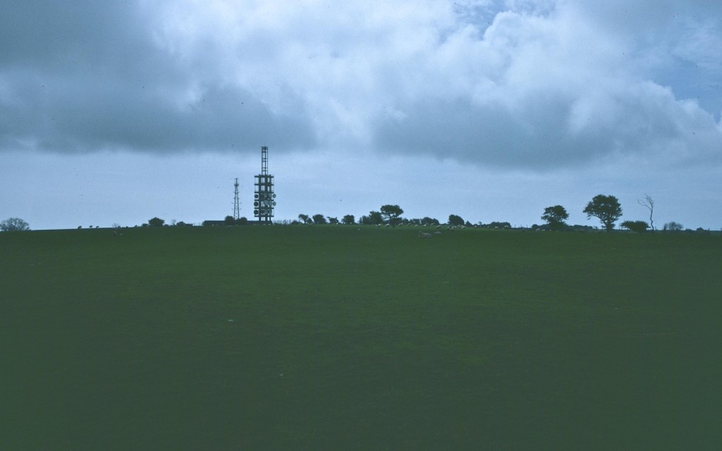 The telecom masts at Etchinghill