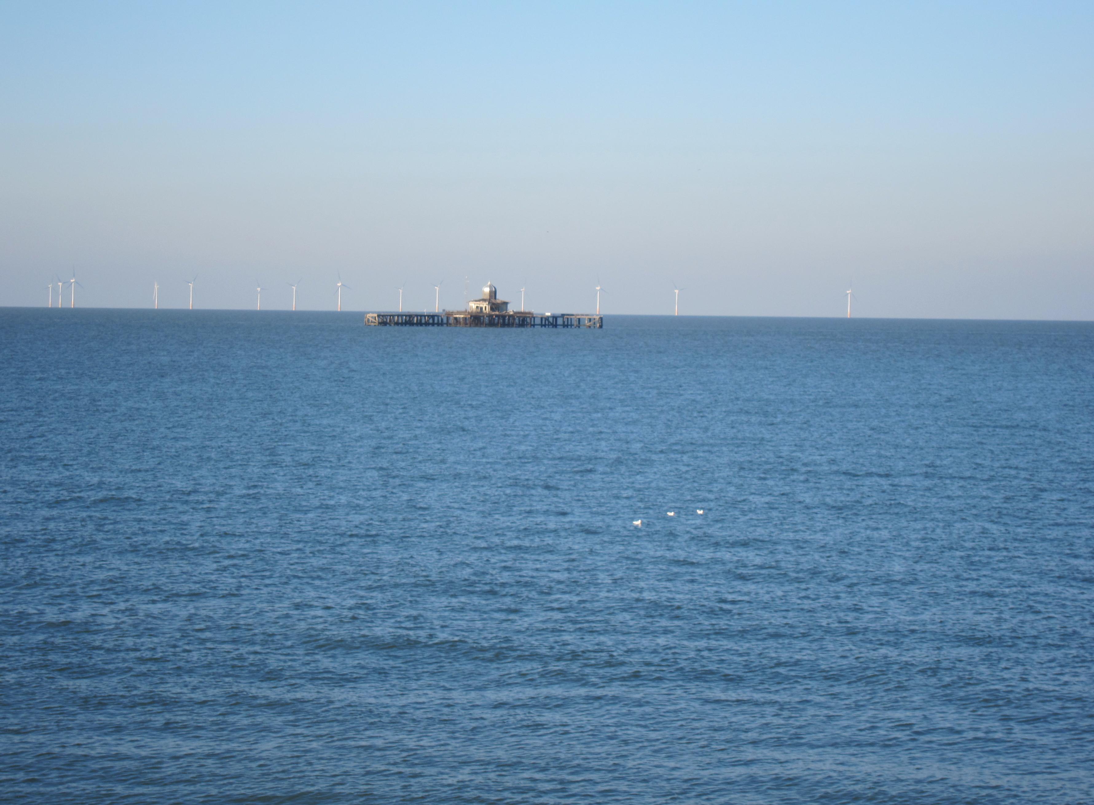 The surviving pier head at Herne Bay