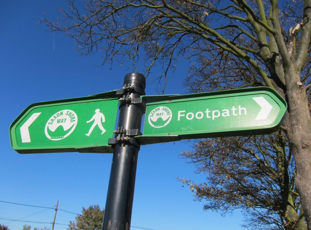 On the whole, The Saxon Shore Way is well-waymarked.