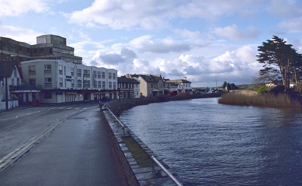 Our hotel and the canal at Bude