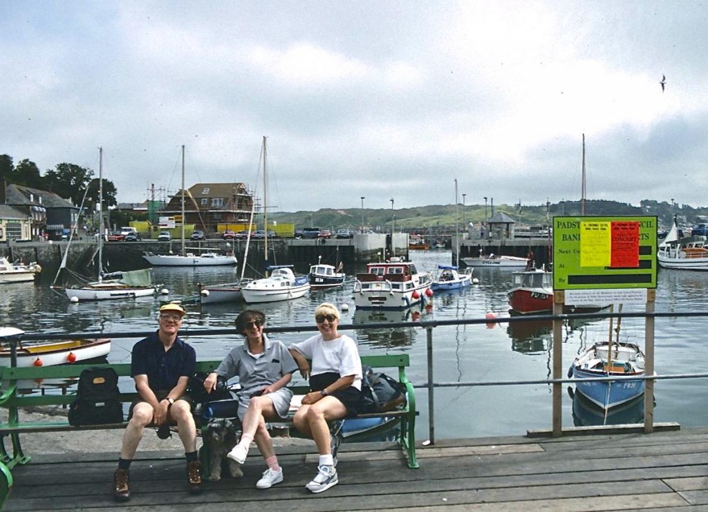In Padstow: Harold, Toby, Dorothy and Marge