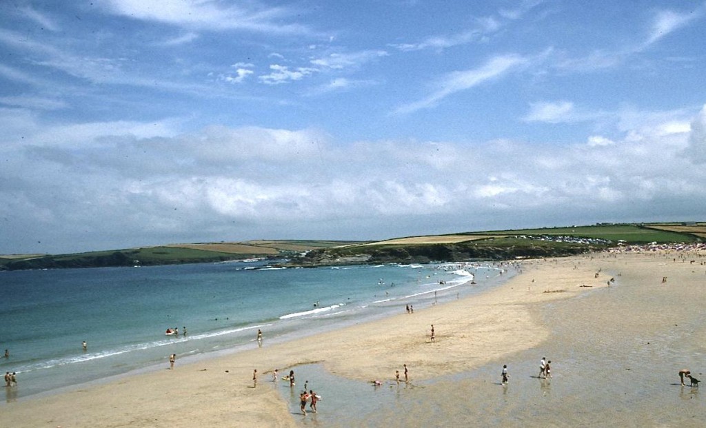 The sands of Harlyn Bay