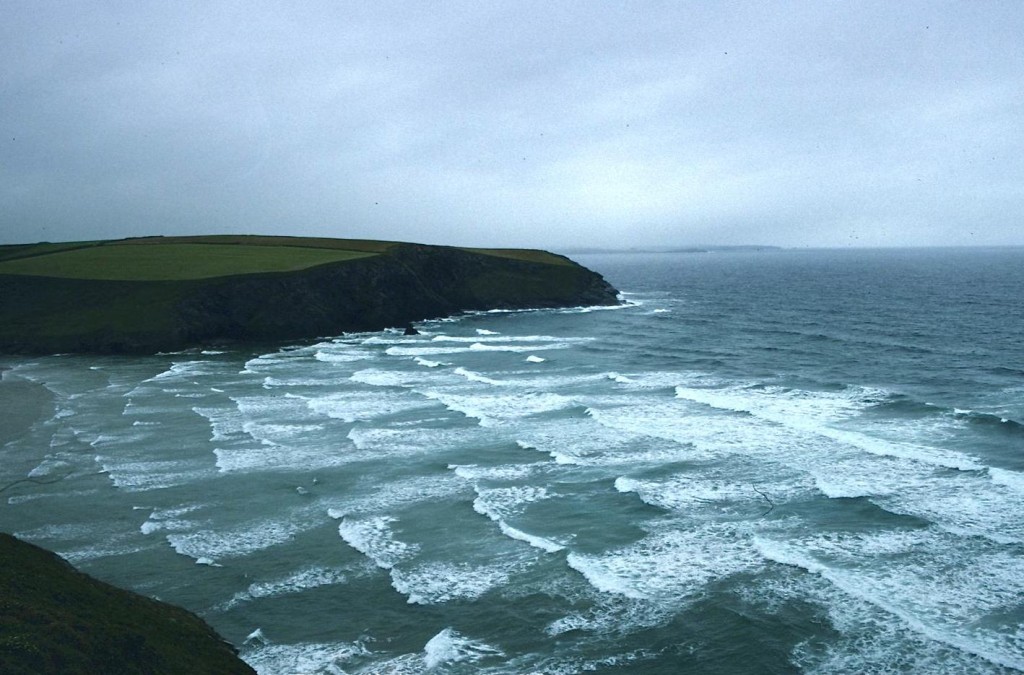 The sea at Magwan Porth