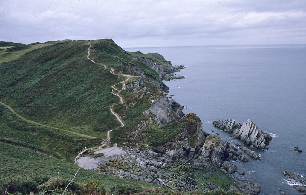 The ascent of Bull Point