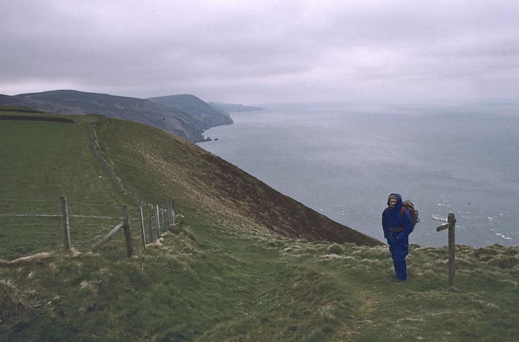 Harold Lee above Ramsay Beach