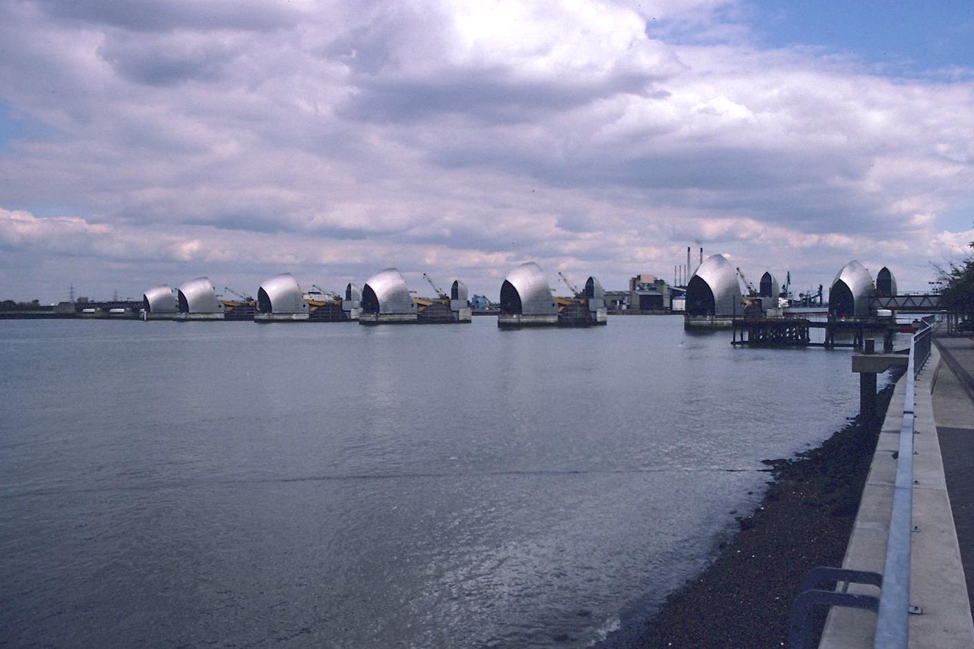 The famous Thames Barrier