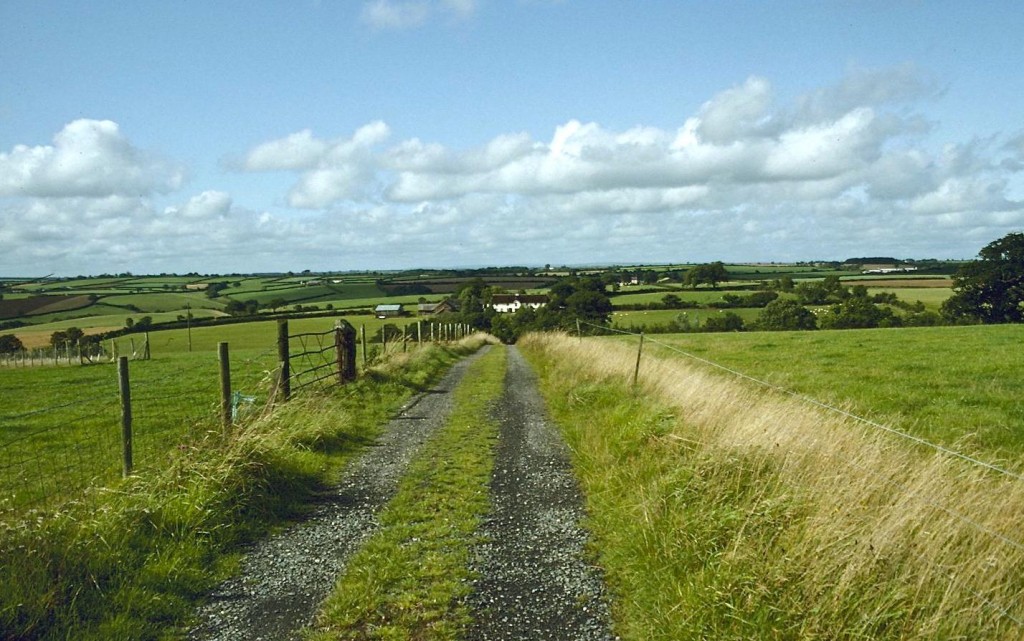 Approaching Pyne Farm