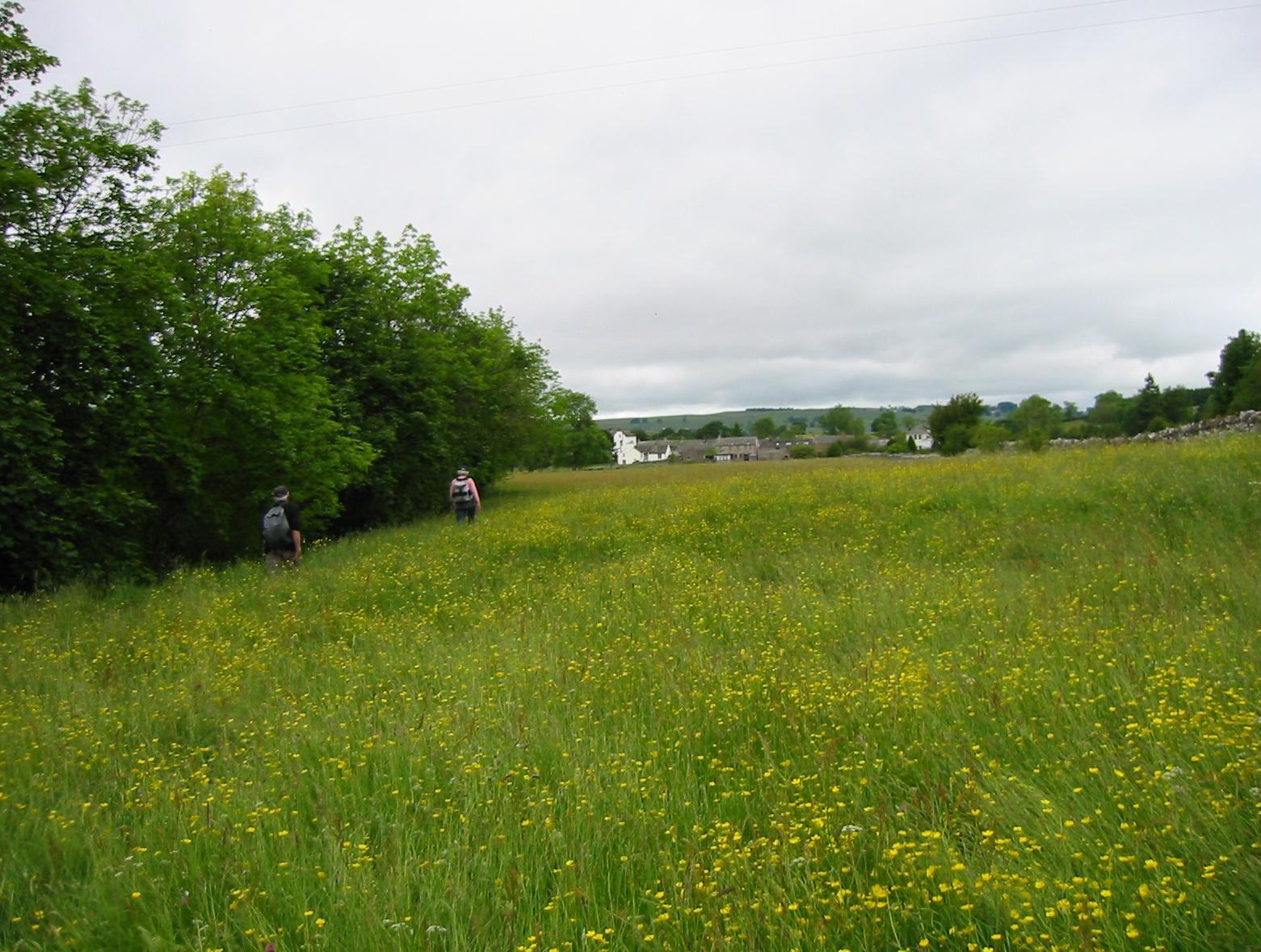 Approaching Bampton Grange