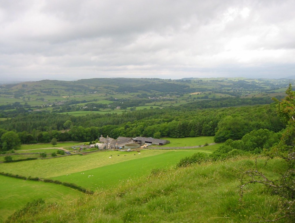As we climb Scout Scar, a retrospective view of Barrowfield Farm