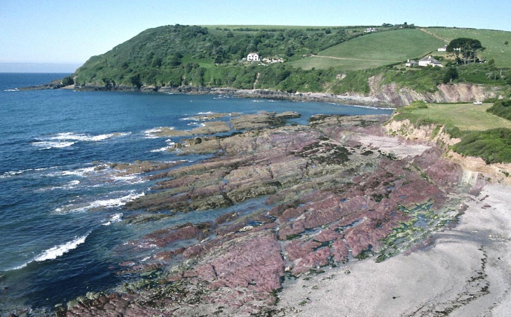 Looking back at Talland Bay