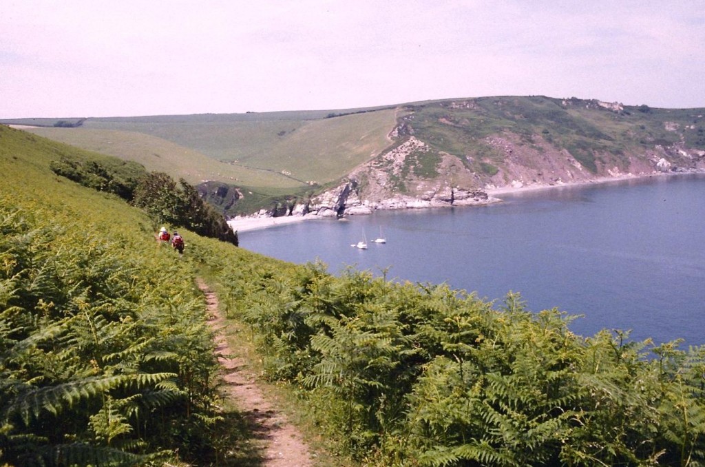 The Lees approaching Scabbacombe Sands