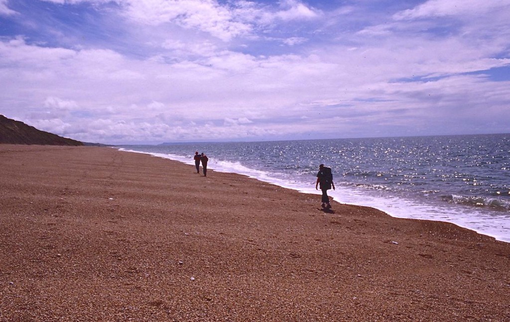 The Chesil Beach at Burton Cliff